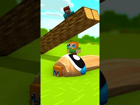 Cat lost the mouse???!!! - Alex and Steve Adventures #minecraft #shorts