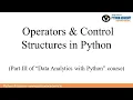 03 DAP Operator and Control Structures