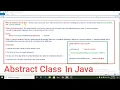 Abstract Class In Java with Realtime Example