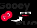how to create a gooey effect using svg filter only css animation no javascript