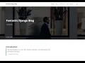 Fantastic Blog App made using Django Framework Source Code Projects