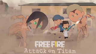 Download animation free fire - Niat ratain kalahari malah ketemu titan - animasi ff Attack on titan MP3