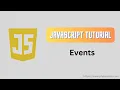 JavaScript Events in Hindi JS Events JavaScript Tutorials In Hindi 2025 JavaScript Tutorials