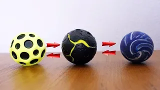 Welcher BALL fliegt am HÖCHSTEN | Moon Ball vs Lava Ball vs Riesen Flummi!