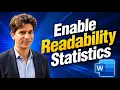 How To Enable Readability Statistics In Microsoft Word 2026 Guide