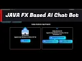 Custom AI Chat Bot using Gemini API on Java Fx Application
