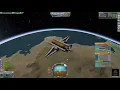 KSP Ultra Efficient SSTO - 40 ton Orange Tank to orbit