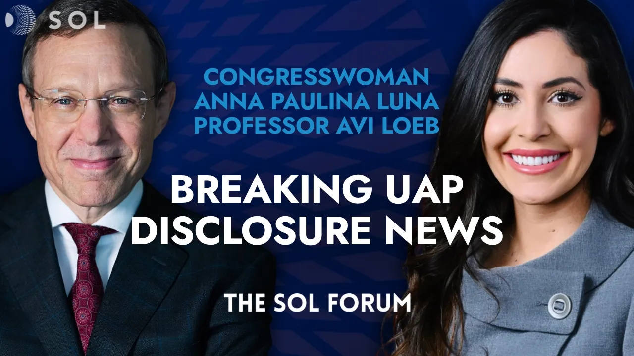 Congresswoman Luna and Dr. Avi Loeb: Breaking UAP Disclosure News