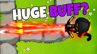UPDATE 57 - HUGE BUFFS! Bloons Tower Defense 6