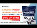 4Patriots 1 Week Emergency Food Supply Survival Kit Perfect For Camping 4patriots 2024