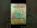 Difference between Object and Instance