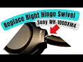 How to Replace Sony WH-1000XM4 RIGHT Hinge Swivel Part Piece Fix Repair Broken Headphones