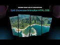 Split Showcase Animation Using HTML CSS Only