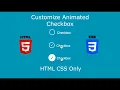 Customize Animated Checkbox - HTML CSS