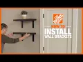 How to Install Wall Brackets DIY Projects The Home Depot