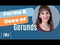 Gerunds Forms and Uses - English Grammar with Jennifer