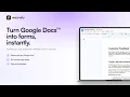 Turn Any Google Doc Into a Form in Seconds Free Google Docs Add-on