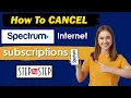 How To Cancel Spectrum Internet cancel spectrum internet without calling