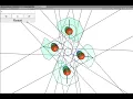 Optimal Reciprocal Collision Avoidance basic implementation