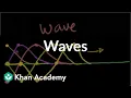 Introduction to waves Mechanical waves and sound Physics Khan Academy