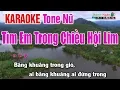 Tìm Em Trong Chiều Hội Lim Karaoke Tone Nữ - Nhạc Sống Thanh Ngân