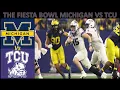 TCU vs Michigan CFP Semifinal 2022 Fiesta Bowl College Football Highlights GREAT GAME