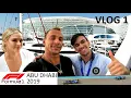 I met Vitaly and Kinsey in F1 Grand Prix Abu Dhabi VIP Yacht party with famous people