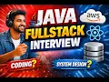JAVA Spring boot Full stack interview System design