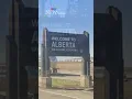 Province wants to replace Welcome to Alberta signs with map-shaped placards