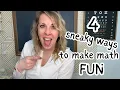 4 Sneaky ways to make MATH FUN Tips from a mom who hates math