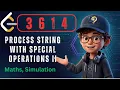 LeetCode 3614 Process String with Special Operations II Reverse Tracing Math Java C Python