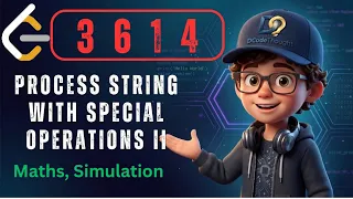 LeetCode 3614 Process String with Special Operations II Reverse Tracing Math Java C Python