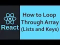 React Js Tutorial in Hindi How to Loop Through Array Lists and Keys