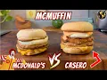 Como hacer el Mejor McMuffin (Desayuno) de McDonald's en Casa | Cocina Universal