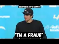 Download Lagu Justin Herbert admits he is a FRAUD after SHOCKING loss - Post Game Interview - Chargers vs Giants 