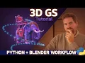 100 Automated 3D Gaussian Splatting Dataset Creation from 3D Mesh Blender Python API