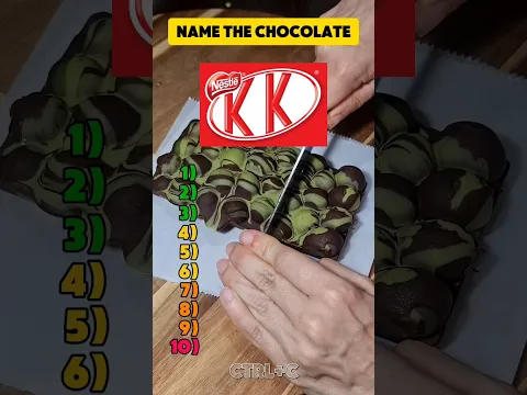 Can You Guess The Chocolate? 🍫 (99% Will Fail!) #shorts