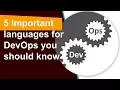 5 Important DevOps programming languages that you should learn