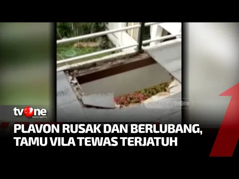 Polisi Lakukan Olah TKP Kejadian Tamu Villa Tewas Terjatuh dari Lantai 3