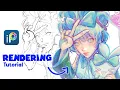 RENDERING TUTORIAL IBISPAINT - FREE VER