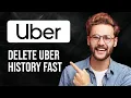How To Delete Trip History In Uber App Fast Easy