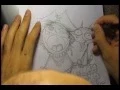 Pirates making of Luny Milky 1st Patreon goal drawings