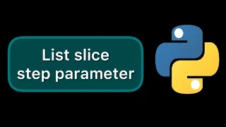 Python list slice step parameter