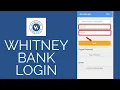 Whitney Bank Online Banking Login Hancock Whitney Bank Login hancockwhitney com Online Banking