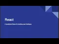 React JS Basics - Components JSX Props State Babel