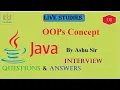 oops concepts in Java Interview Questions Answers Core java Constructor live studies by Ashu Sir