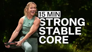 15 Min Weighted CORE WORKOUT for Strength & Stability | CORE