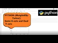 Twinx - How to plot a graph with Dual Y axis and same X axis in Python Matplotlib