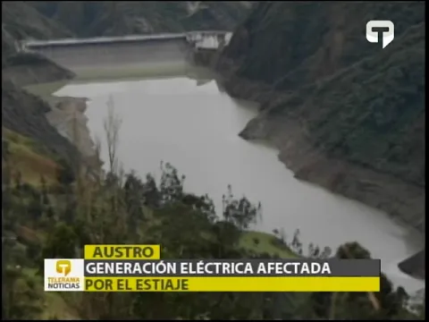 Generación eléctrica afectada por el estiaje