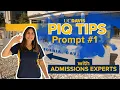 PIQ Tips with UC Davis Undergraduate Admissions Prompt 1